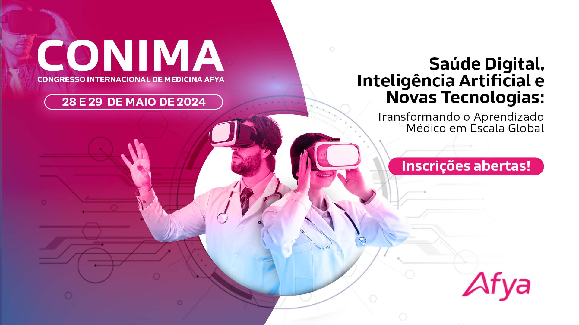 Vem aí o CONIMA - Congresso Internacional de Medicina Afya 2024. Saiba tudo e participe!