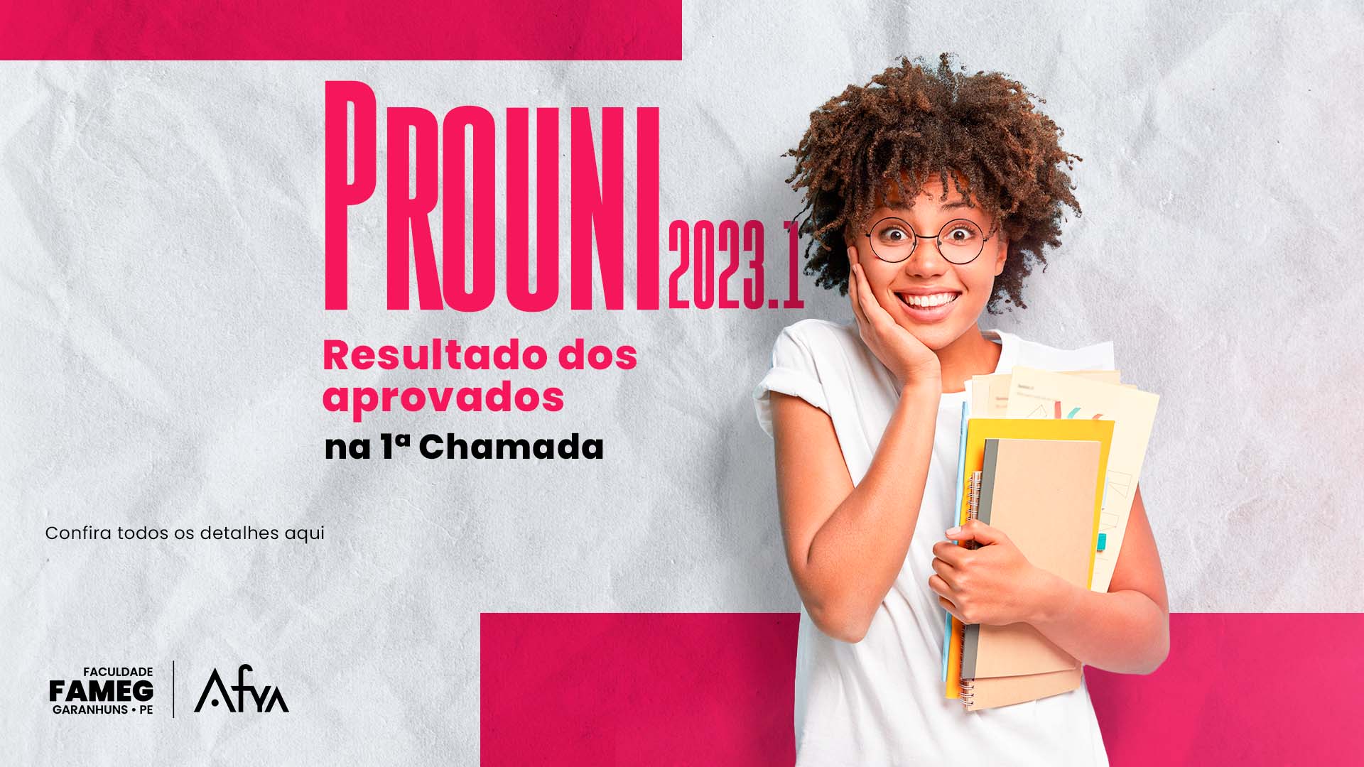 Resultado dos aprovados na 1ª Chamada do ProUni 2023.1