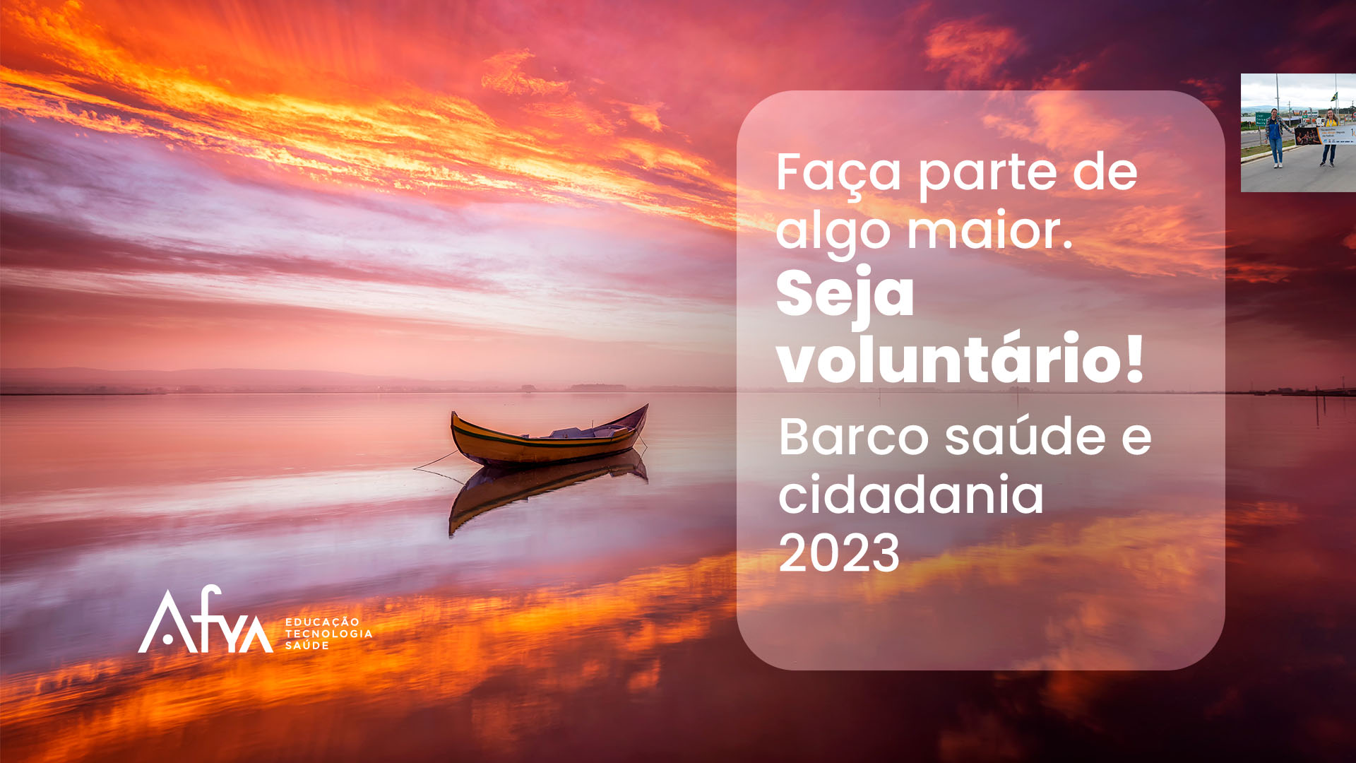 VOLUNTARIADO: Expedição Barco Escola Saúde 2023