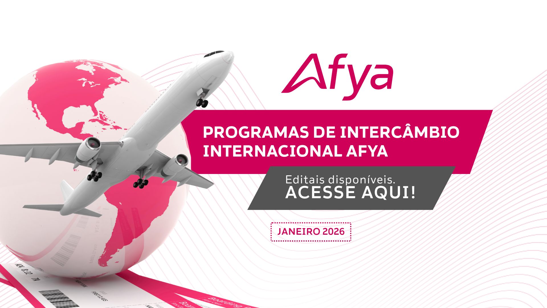 Afya abre inscrições para programas de intercâmbio internacional em janeiro de 2026
