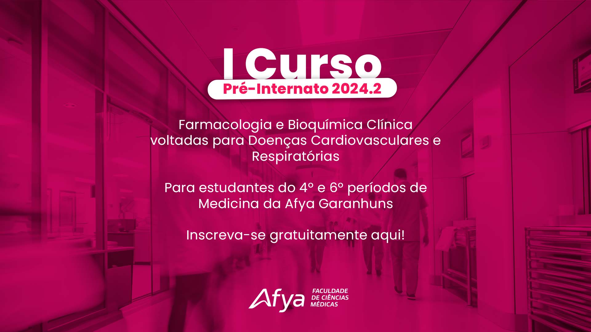 I Curso Pré-Internato 2024.2: saiba mais e inscreva-se!