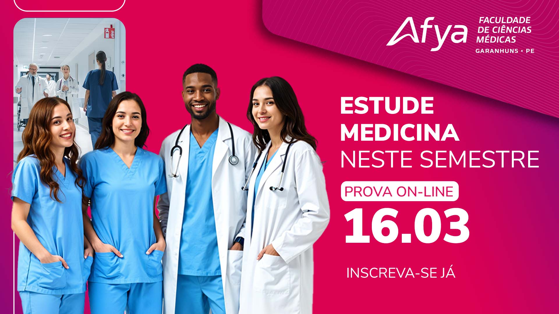 Afya Garanhuns abre inscrições para Vestibular On-line Extra de Medicina 2025.1