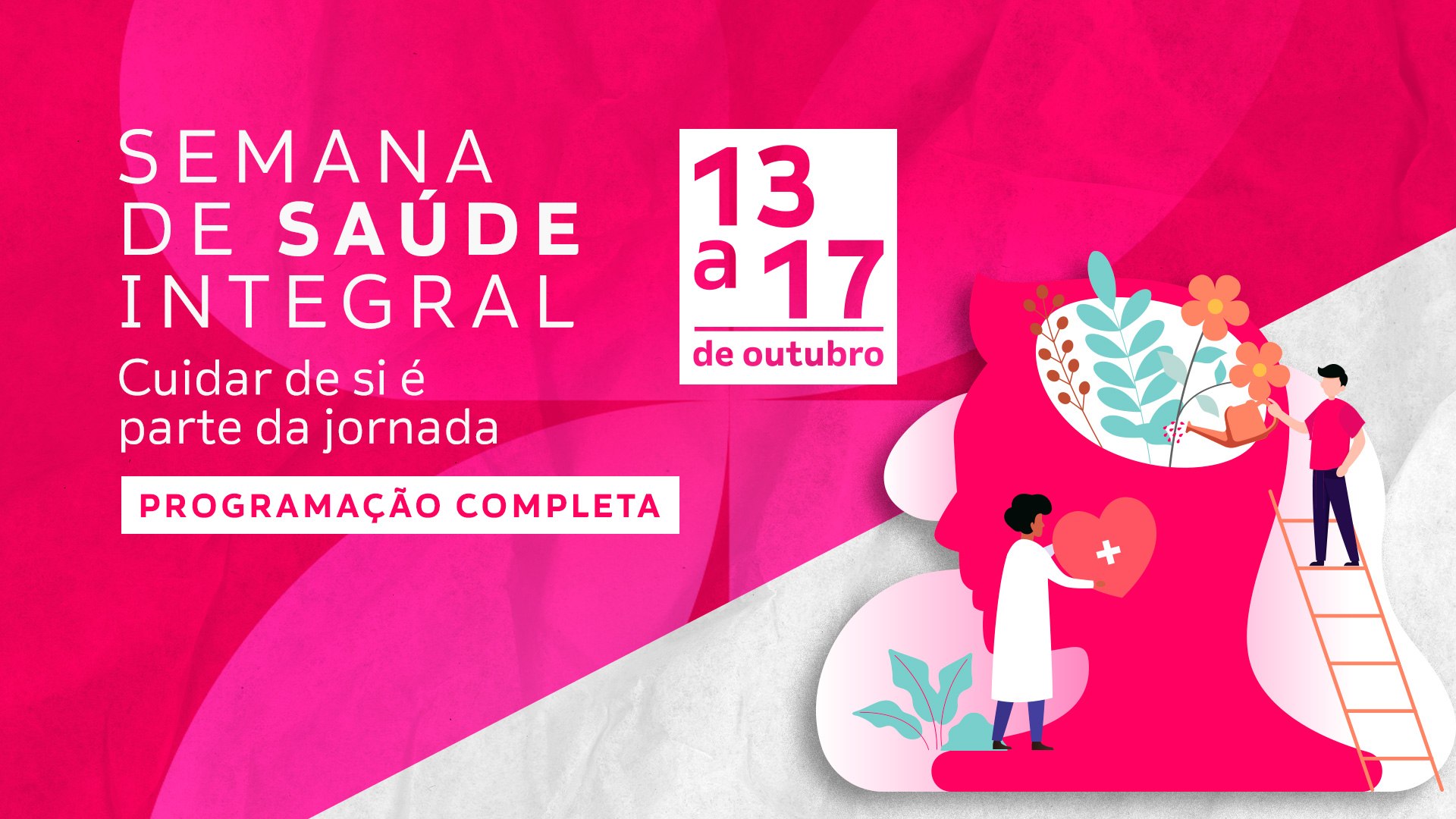 Semana de Saúde Integral Afya traz programação voltada ao bem-estar físico, mental e emocional da comunidade acadêmica