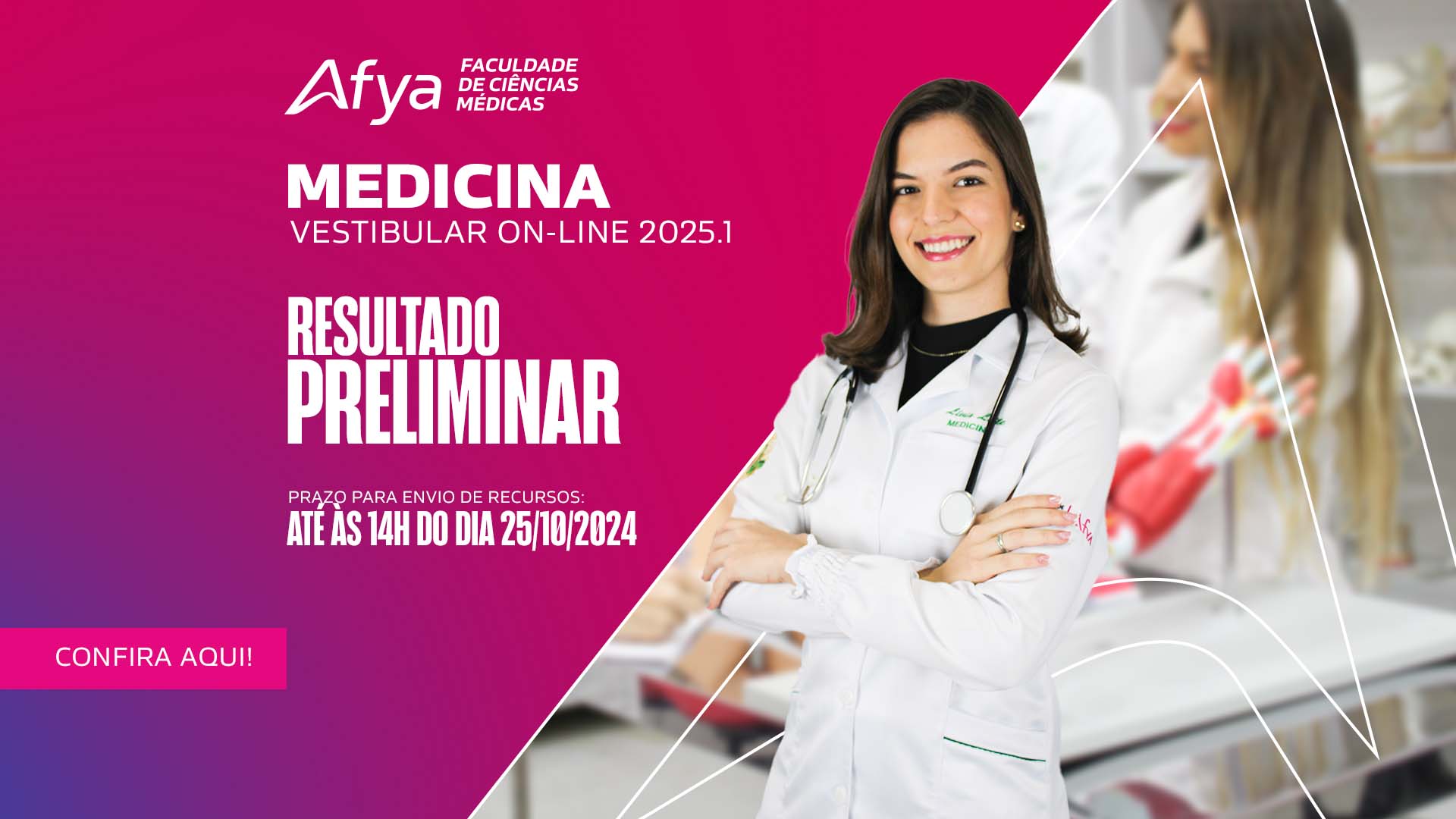 Vestibular On-line 2025.1: Resultado Preliminar já está disponível