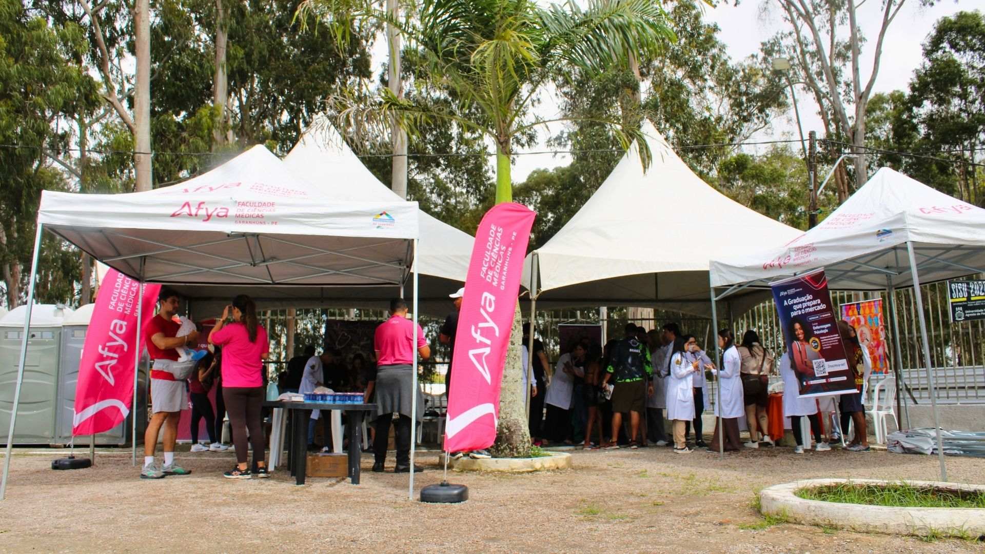 Parque Euclides Dourado recebe ação da Afya com foco em prevenção e qualidade de vida