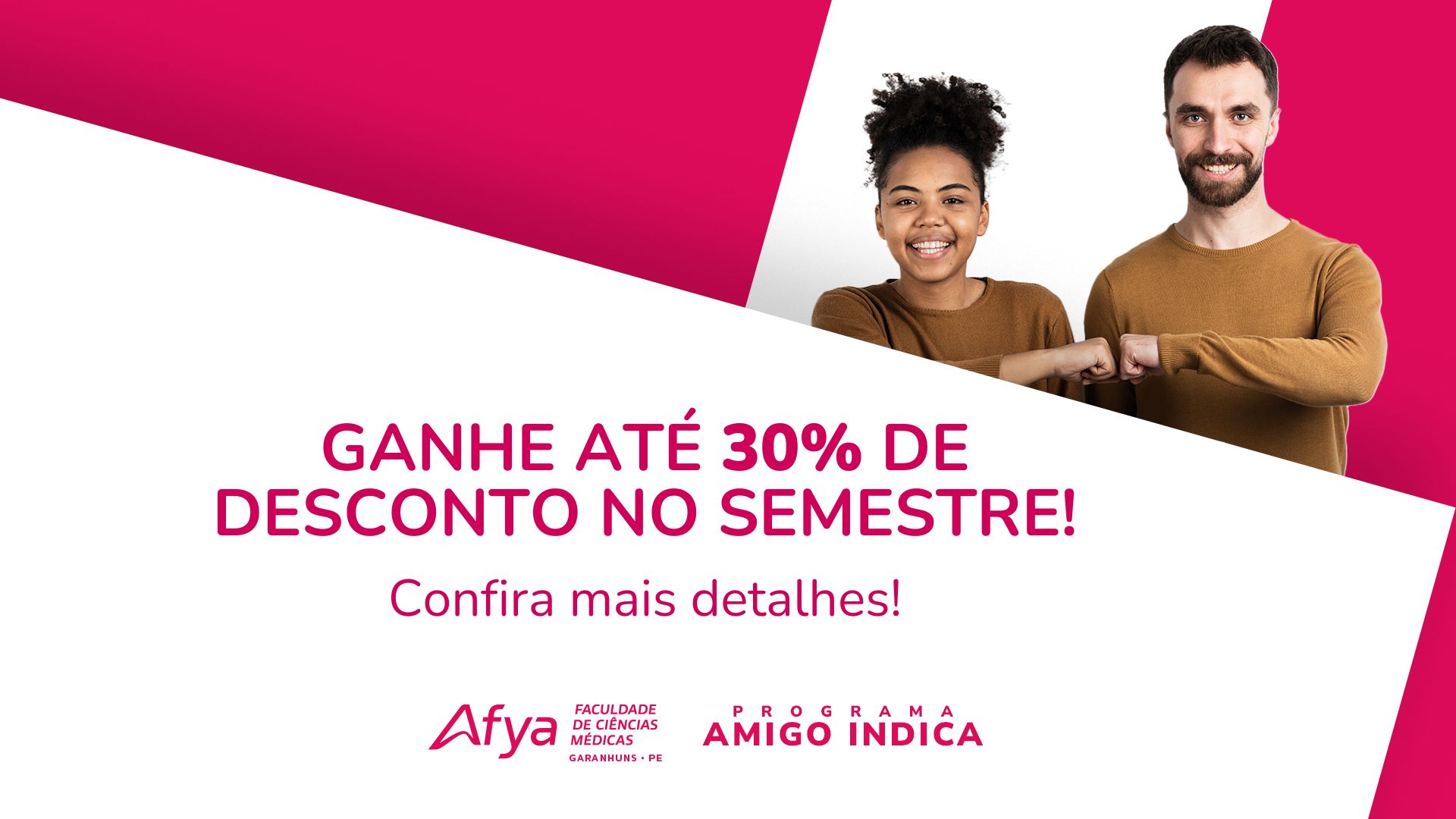 Programa Amigo Indica: ganhe até 30% de desconto na mensalidade do curso de Medicina. Saiba mais detalhes!