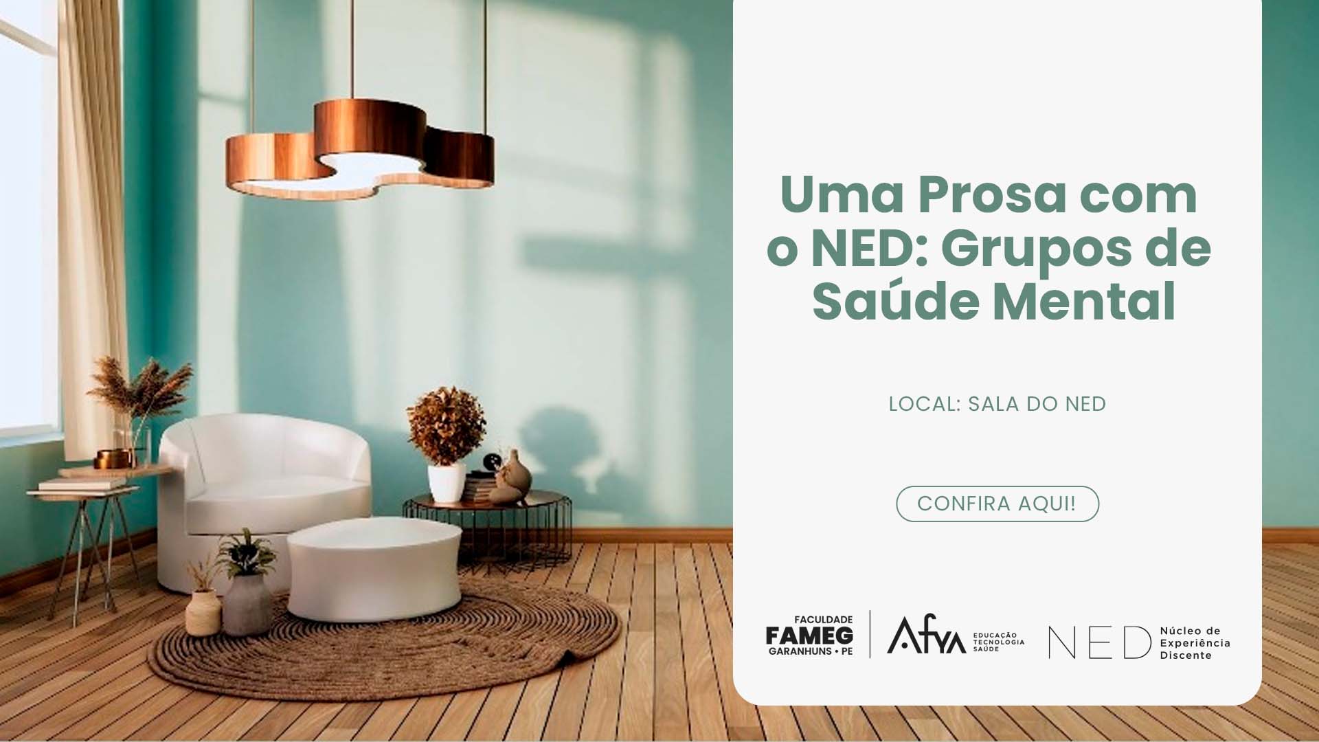 Uma Prosa com o NED: Grupos de Saúde Mental