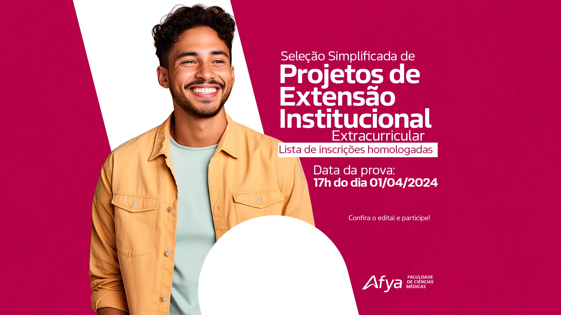 Projetos de Extensão 2024.1: confira a lista de inscrições homologadas