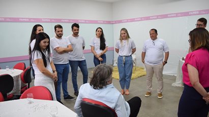 Visita de Dr. Nicolau Carvalho Esteves à FAMEG