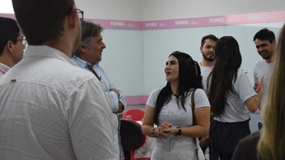 Visita de Dr. Nicolau Carvalho Esteves à FAMEG