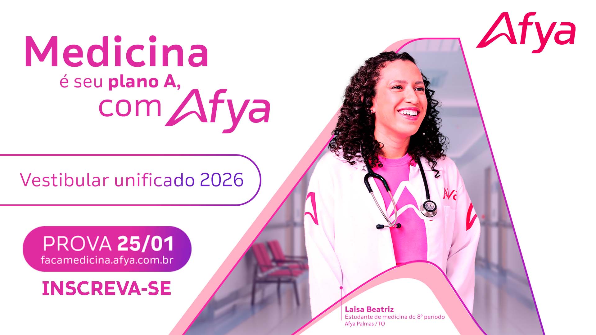 Afya Garanhuns abre novas vagas para Medicina no 2º Vestibular Unificado Afya 2026.1