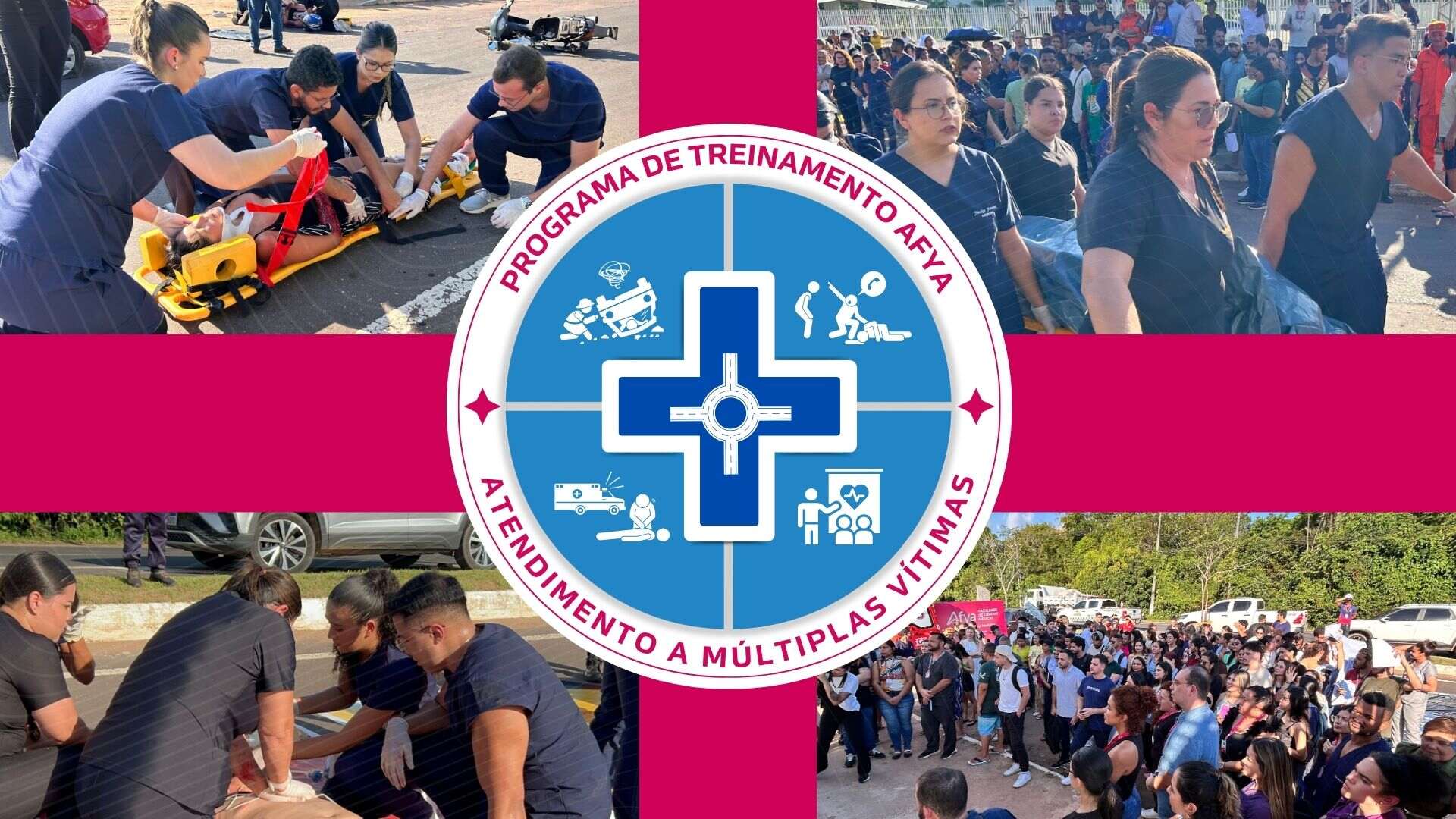 Afya Manacapuru realiza 1º Simulado de Atendimento a Múltiplas Vítimas e integra forças de segurança antes do Festival de Cirandas