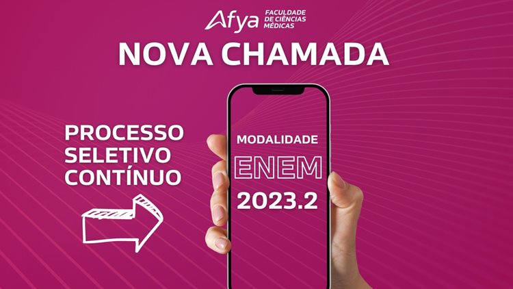 Processo seletivo contínuo - nova chamada 2023.2