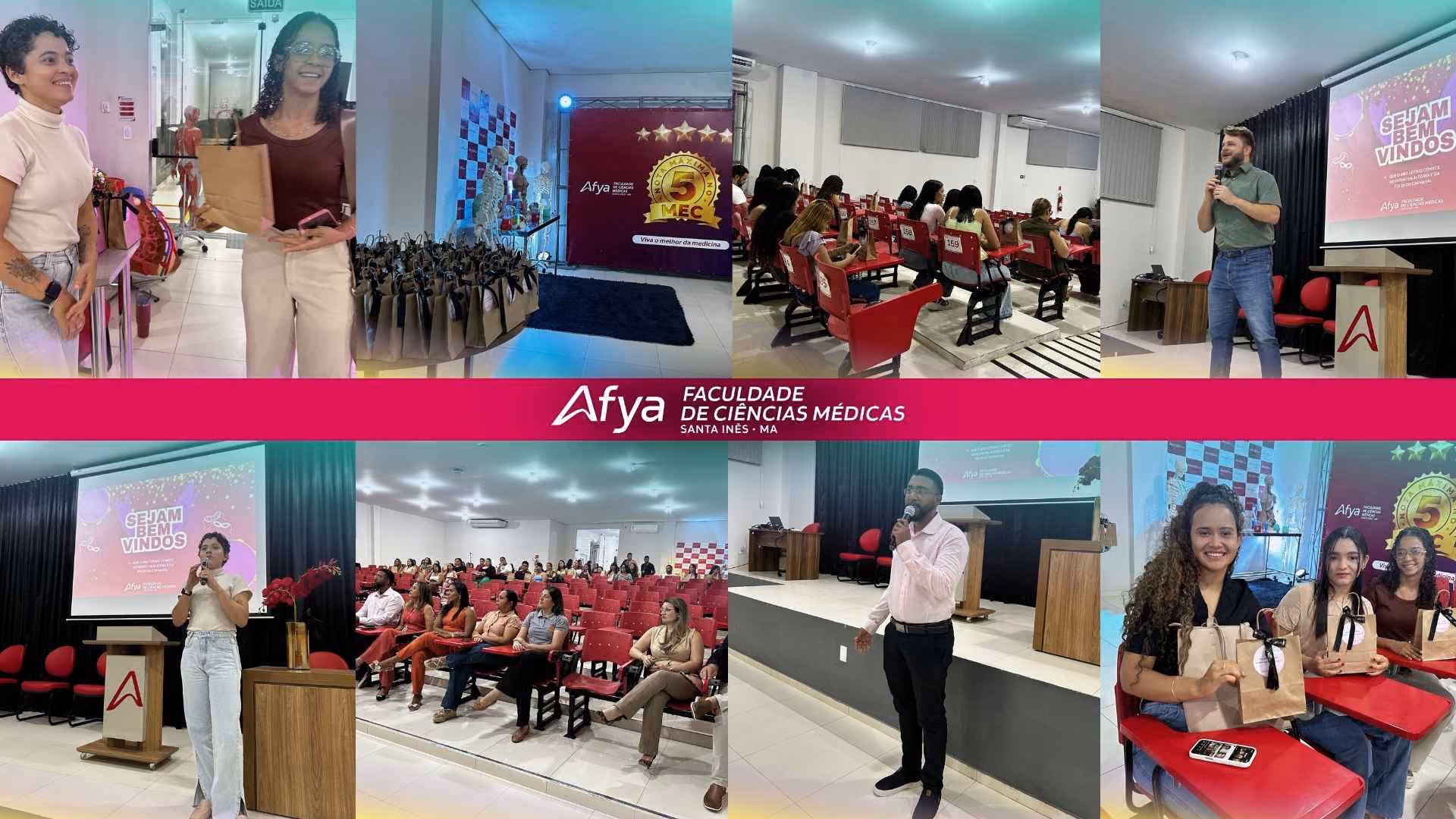 Acolhimento 2026 dos cursos de Enfermagem e Biomedicina