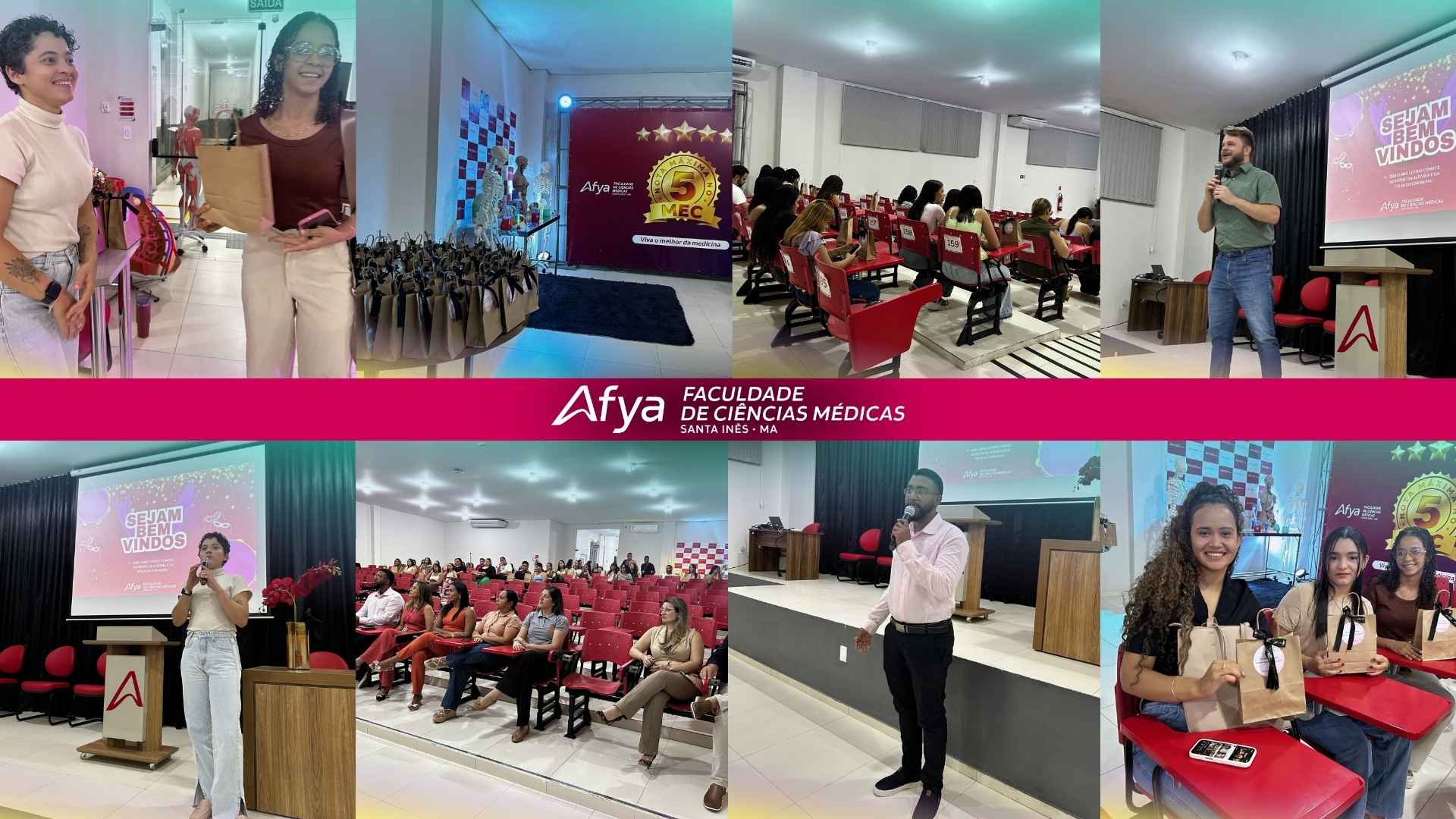 Acolhimento 2026 dos cursos de Enfermagem e Biomedicina