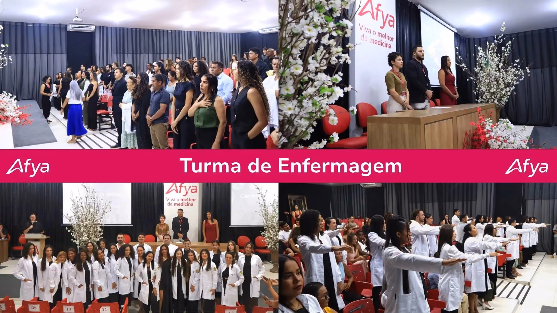 Cerimônia do Jaleco marca semana especial para cursos da saúde na Afya