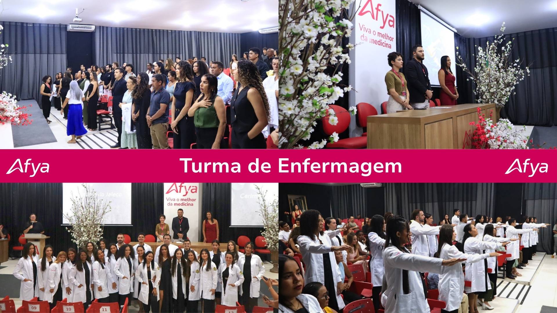 Cerimônia do Jaleco marca semana especial para cursos da saúde na Afya