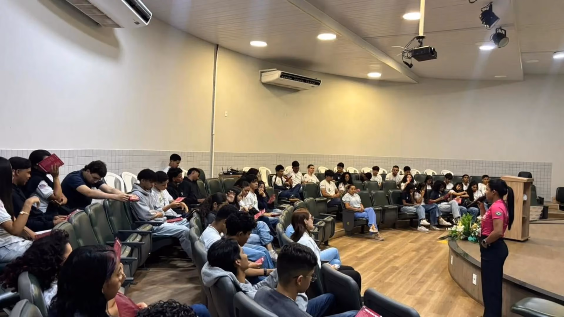 Fomos convidados pelos nossos parceiros do IFMA para uma palestra com os alunos do 2º e 3º ano do ensino médio.