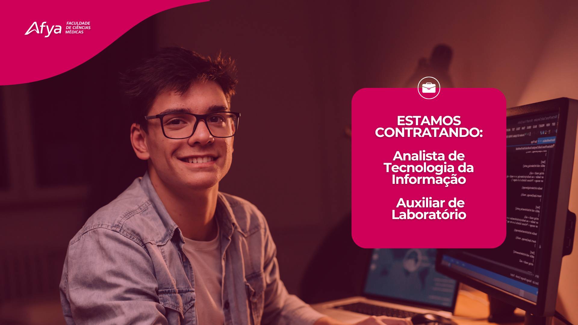 Afya Bragança realiza processo de contratação de novos colaboradores. Confira!