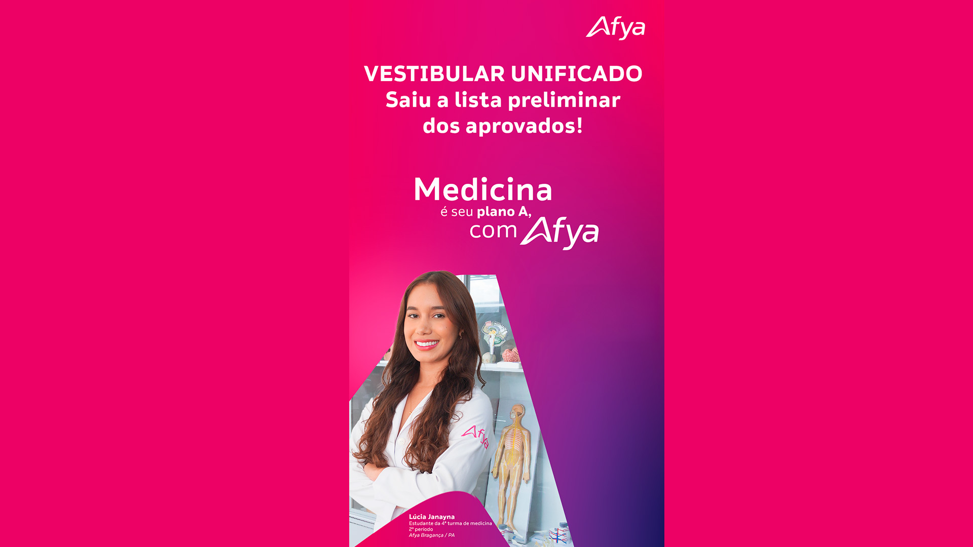 Divulgada a lista preliminar dos aprovados no Vestibular Unificado Afya 2026!