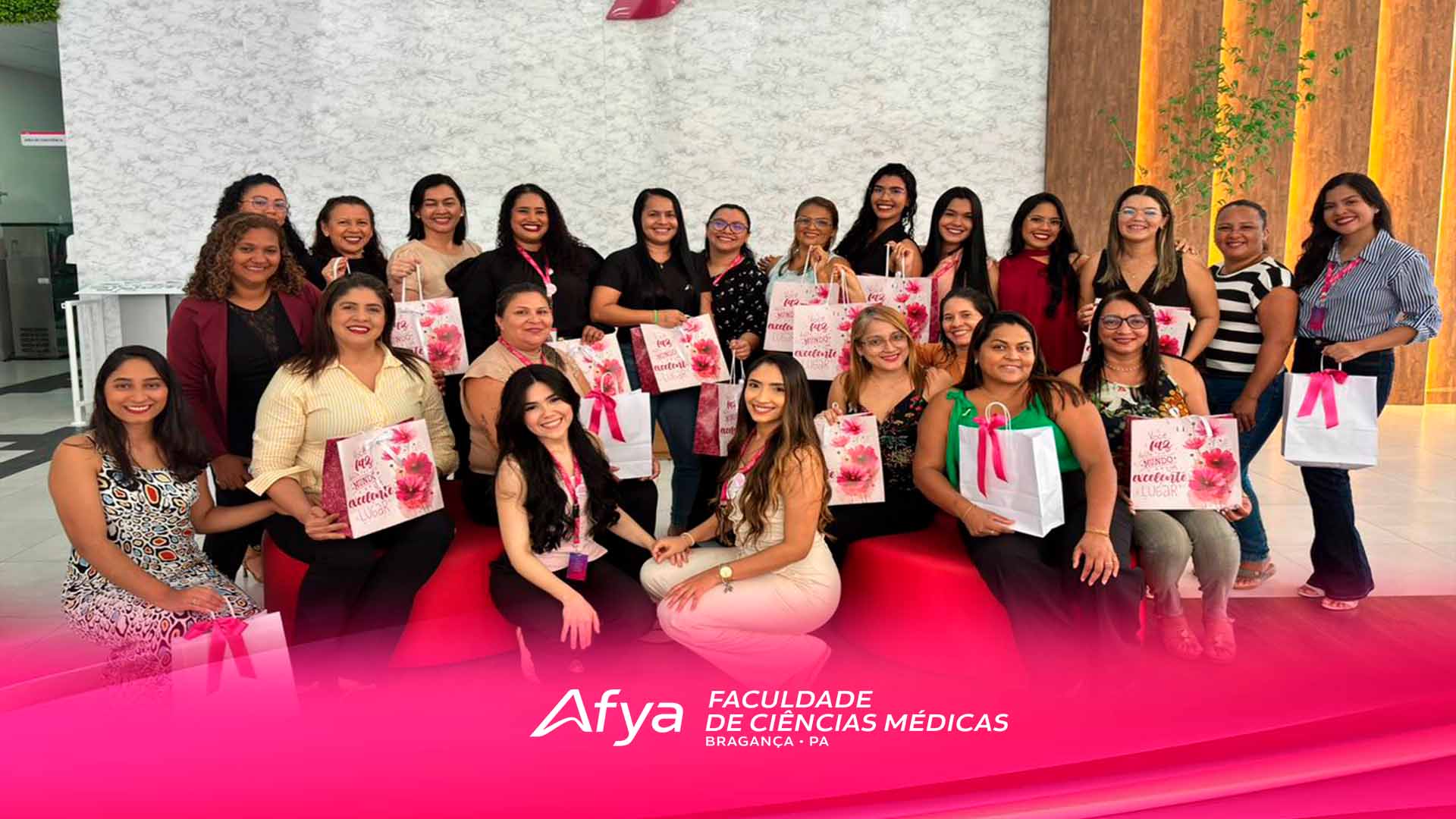 Afya Bragança promove tarde especial em homenagem às mulheres da instituição