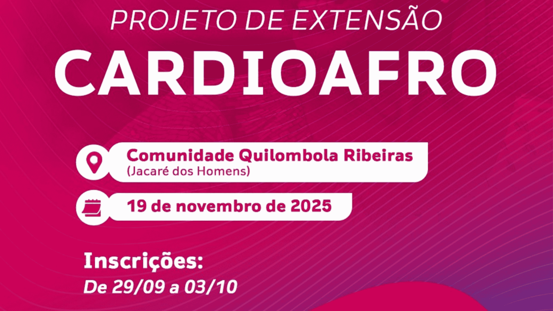 Edital Nacional CARDIOAfro 2025 – Saúde do Coração em Pauta