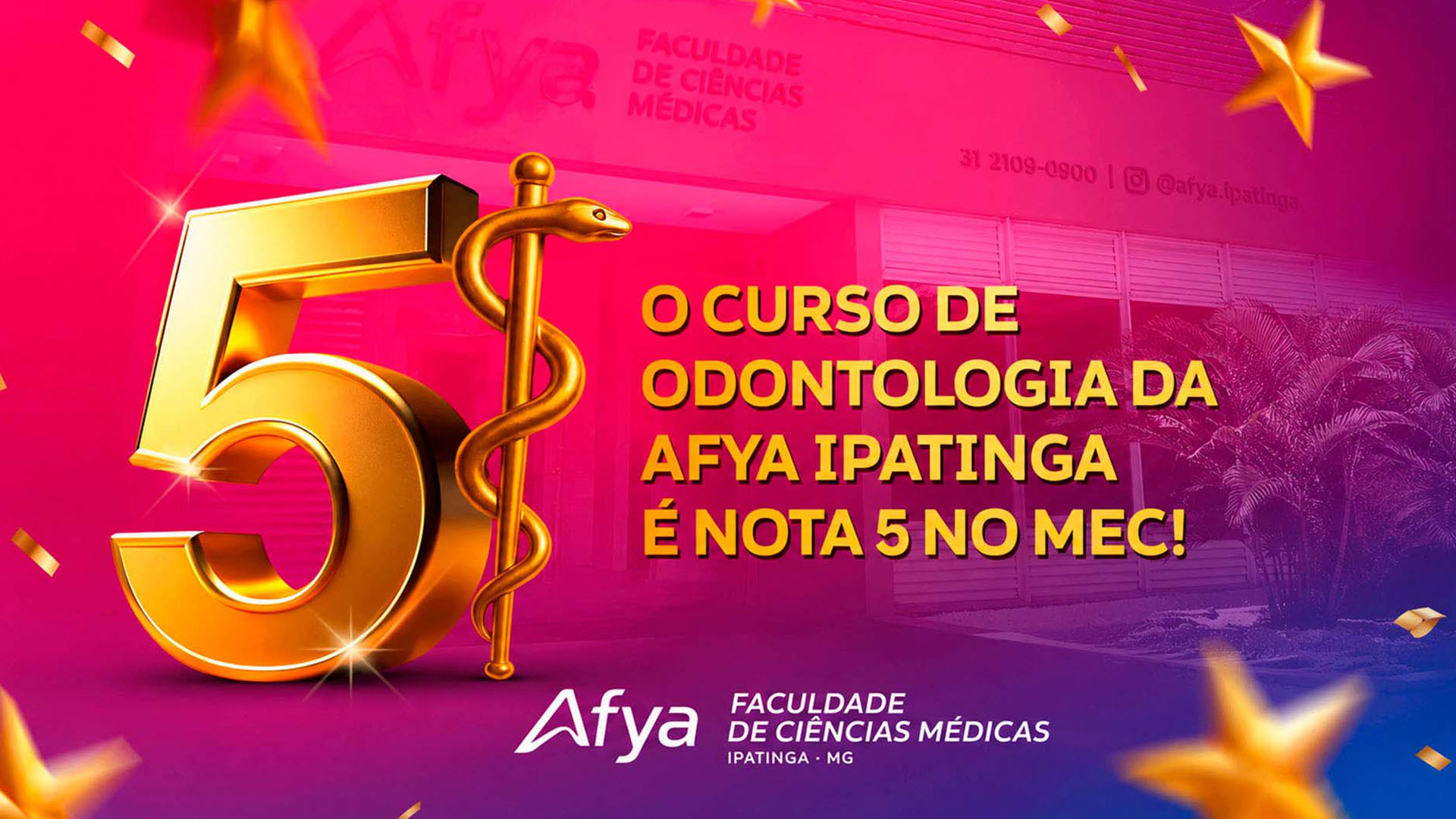 Odontologia Afya Ipatinga recebe autorização com nota máxima do MEC