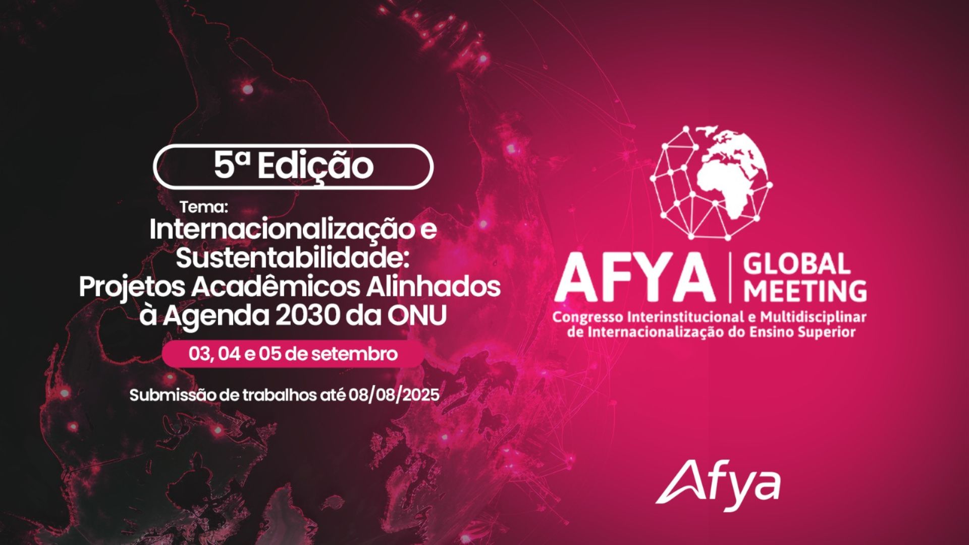 Afya Anuncia 5º Afya Global Meeting: Uma Oportunidade Única para Internacionalização e Impacto na Carreira Acadêmica