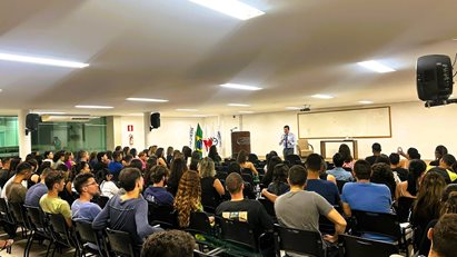 Aula sobre Magistratura com Juiz Dr. Carlos Eduardo