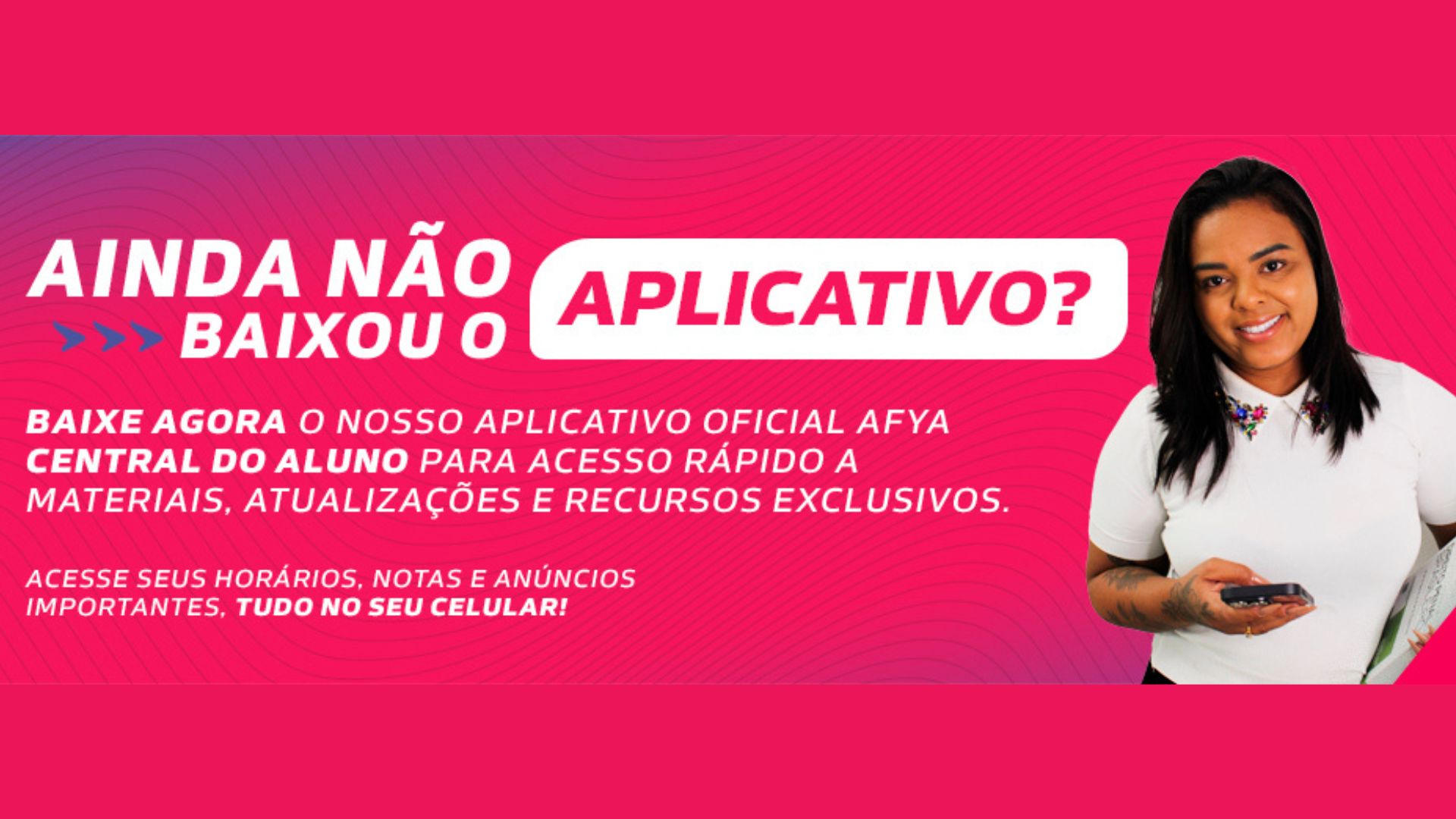 Novo Aplicativo Afya Central do Aluno: Sua vida acadêmica na palma da mão!
