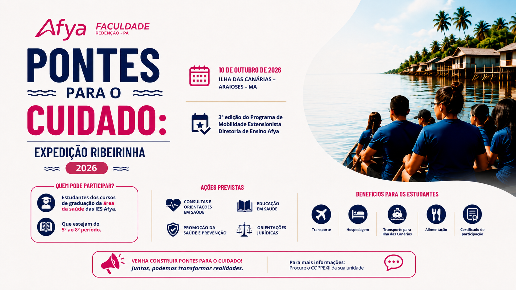 Projeto Pontes para o Cuidado 2026 | Mobilidade Extensionista