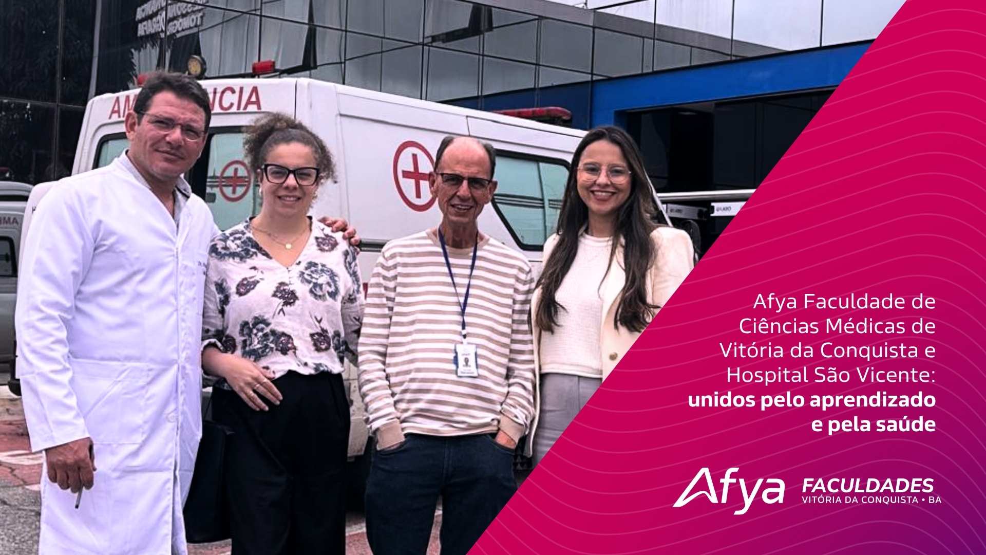 Afya Faculdade de Ciências Médicas de Vitória da Conquista firma nova parceria com o Hospital São Vicente