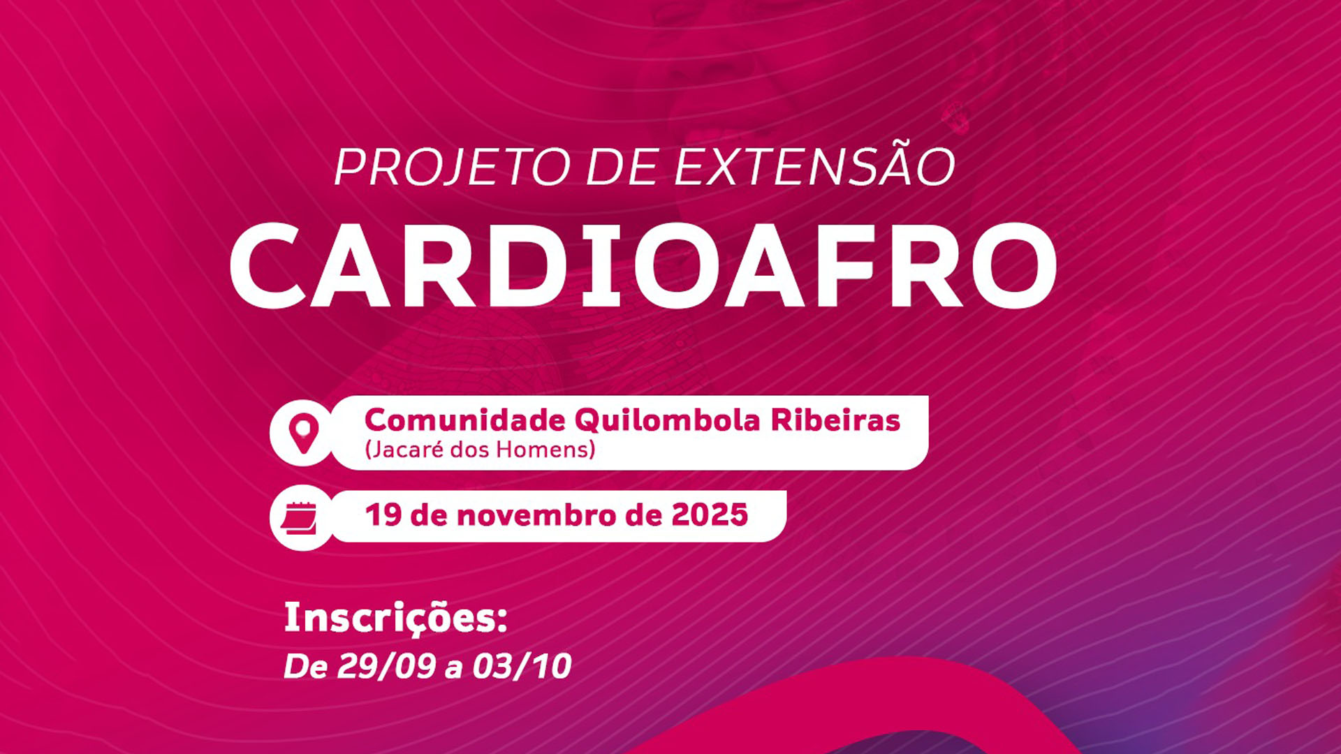 Afya Maceió lança Edital Nacional para o Projeto CARDIOAfro 2025 em comunidade quilombola de Alagoas