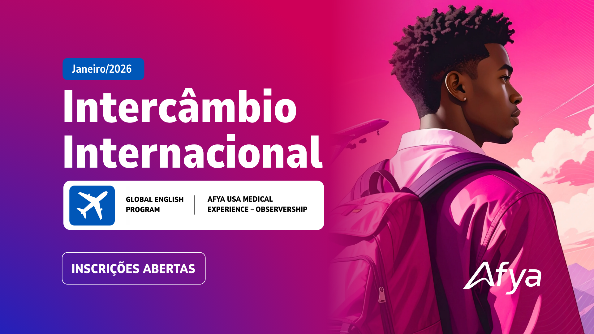 Afya abre inscrições para Programas de Intercâmbio Internacional