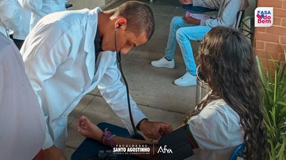 FASA DO BEM no IFBA VCA - Orientação e prevenção a saúde.