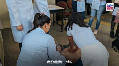 FASA DO BEM no IFBA VCA - Orientação e prevenção a saúde.