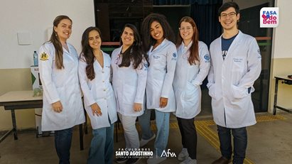 FASA DO BEM no IFBA VCA - Orientação e prevenção a saúde.