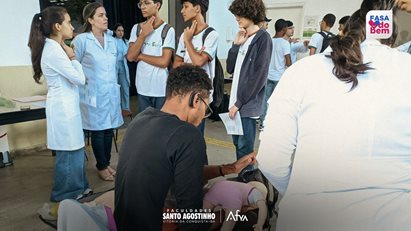 FASA DO BEM no IFBA VCA - Orientação e prevenção a saúde.