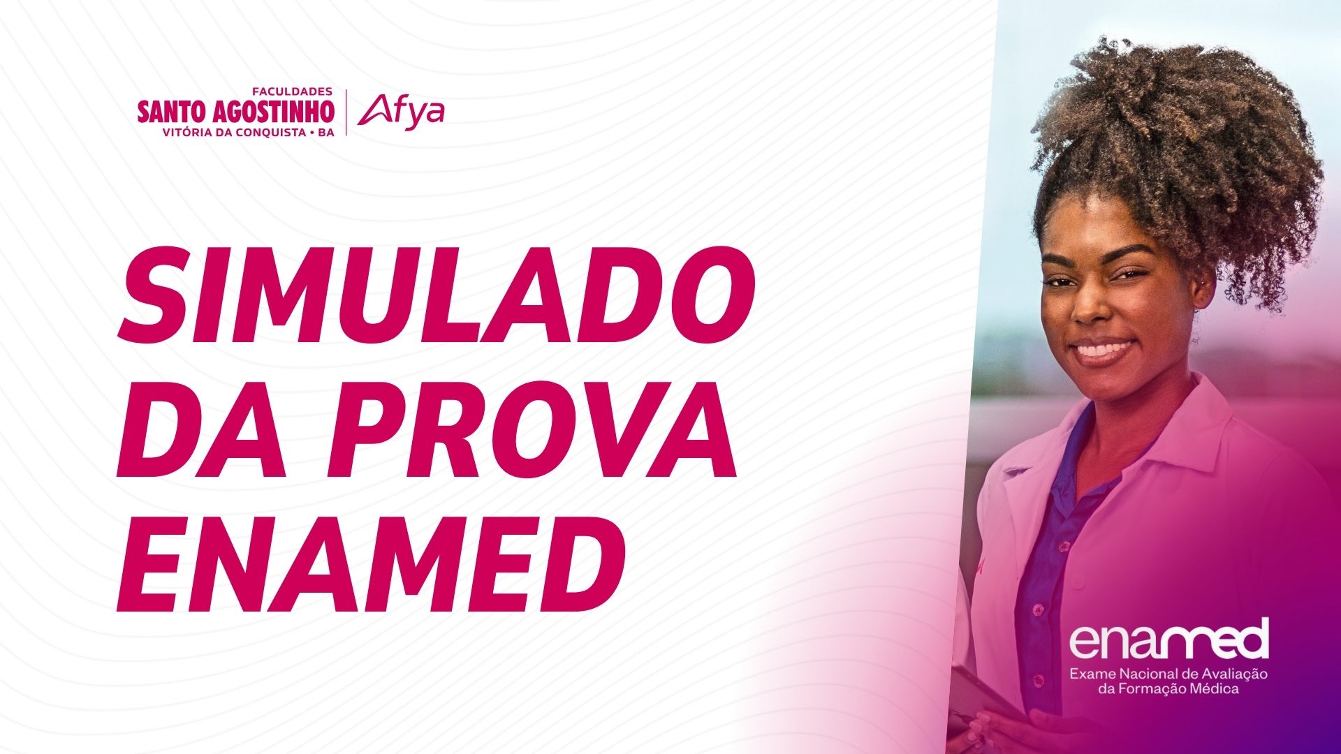 Fasa Afya realizará simulado da prova ENAMED no dia 06 de agosto