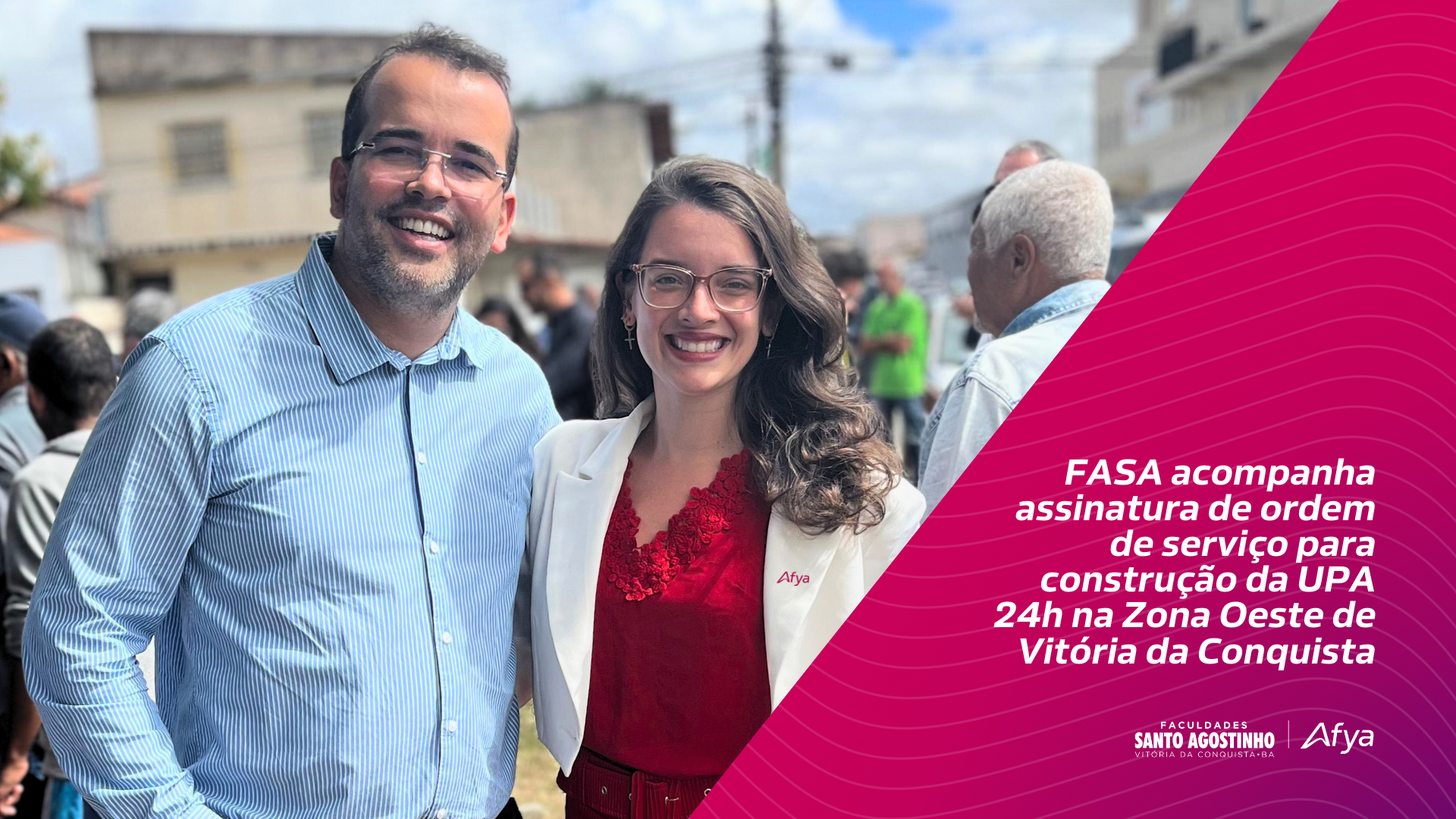 Fasa acompanha assinatura de ordem de serviço para construção da UPA 24h na Zona Oeste de Vitória da Conquista.