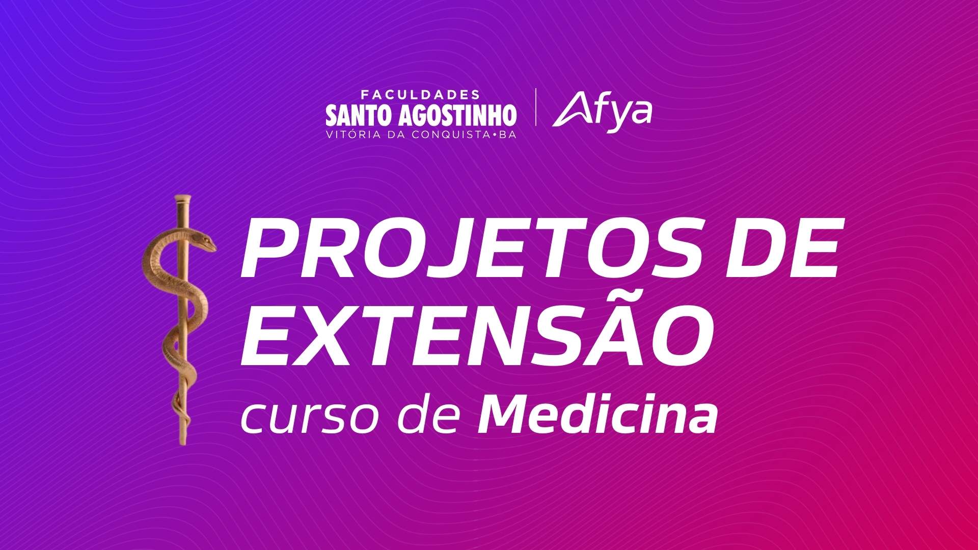Inscrições Abertas para Projetos de Extensão do Curso de Medicina