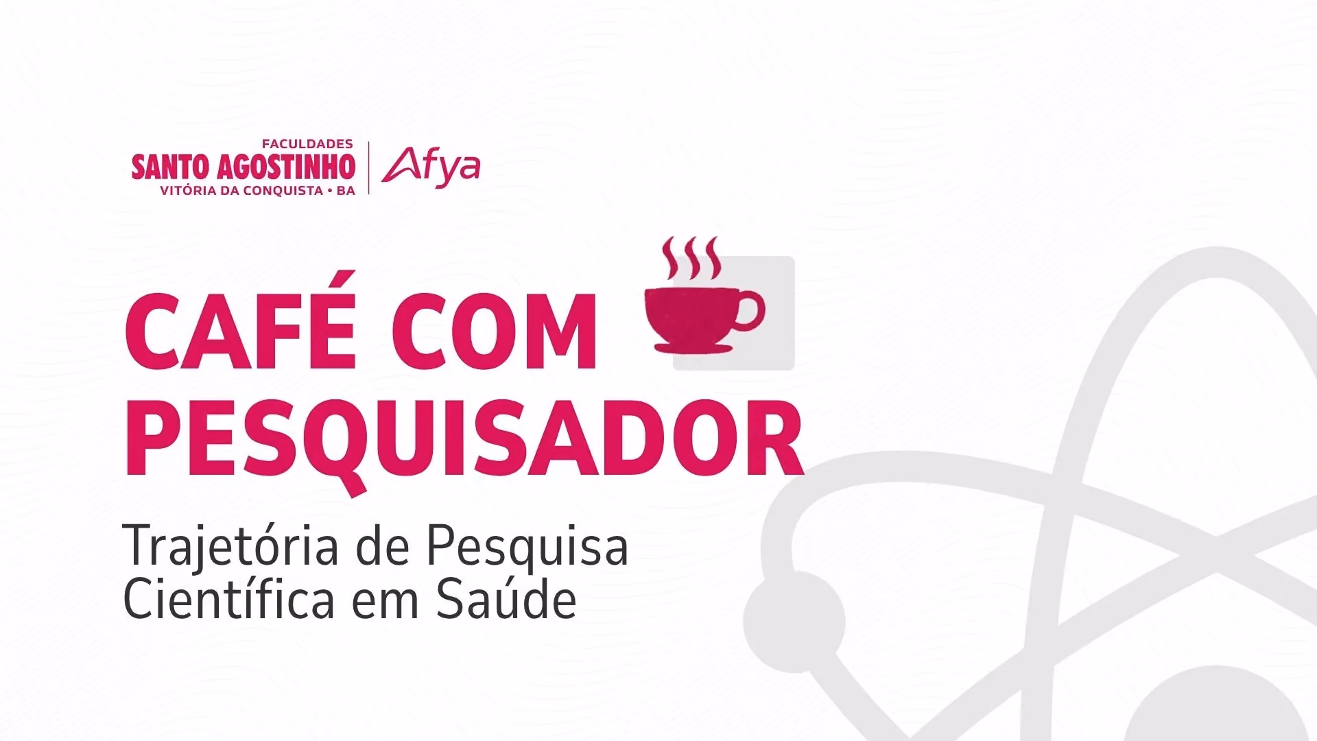 Vem aí o "Café com Pesquisador", com foco nas trajetórias na pesquisa científica em saúde.