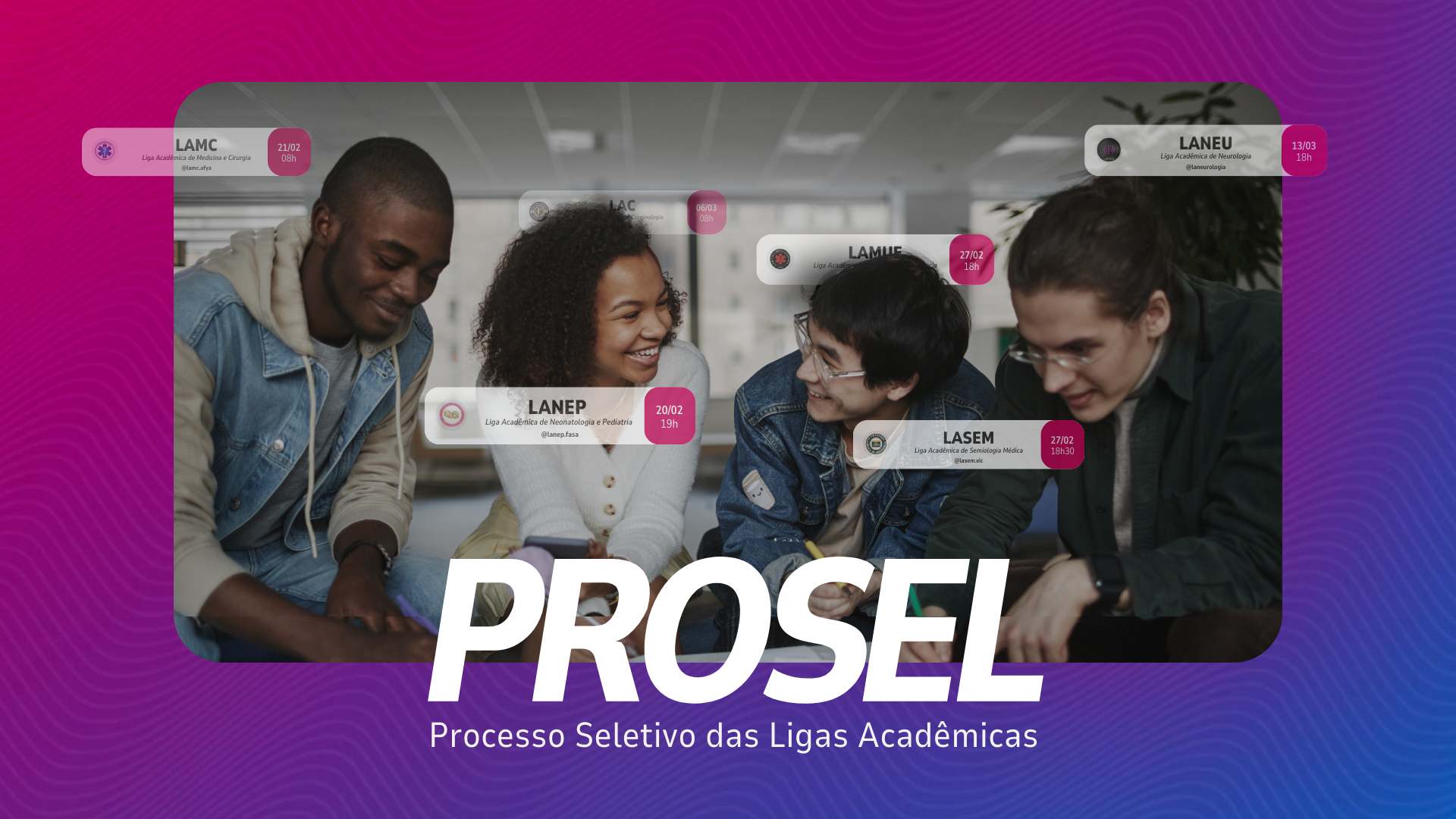 PROSEL 2026: Ligas Acadêmicas divulgam calendário de seleção