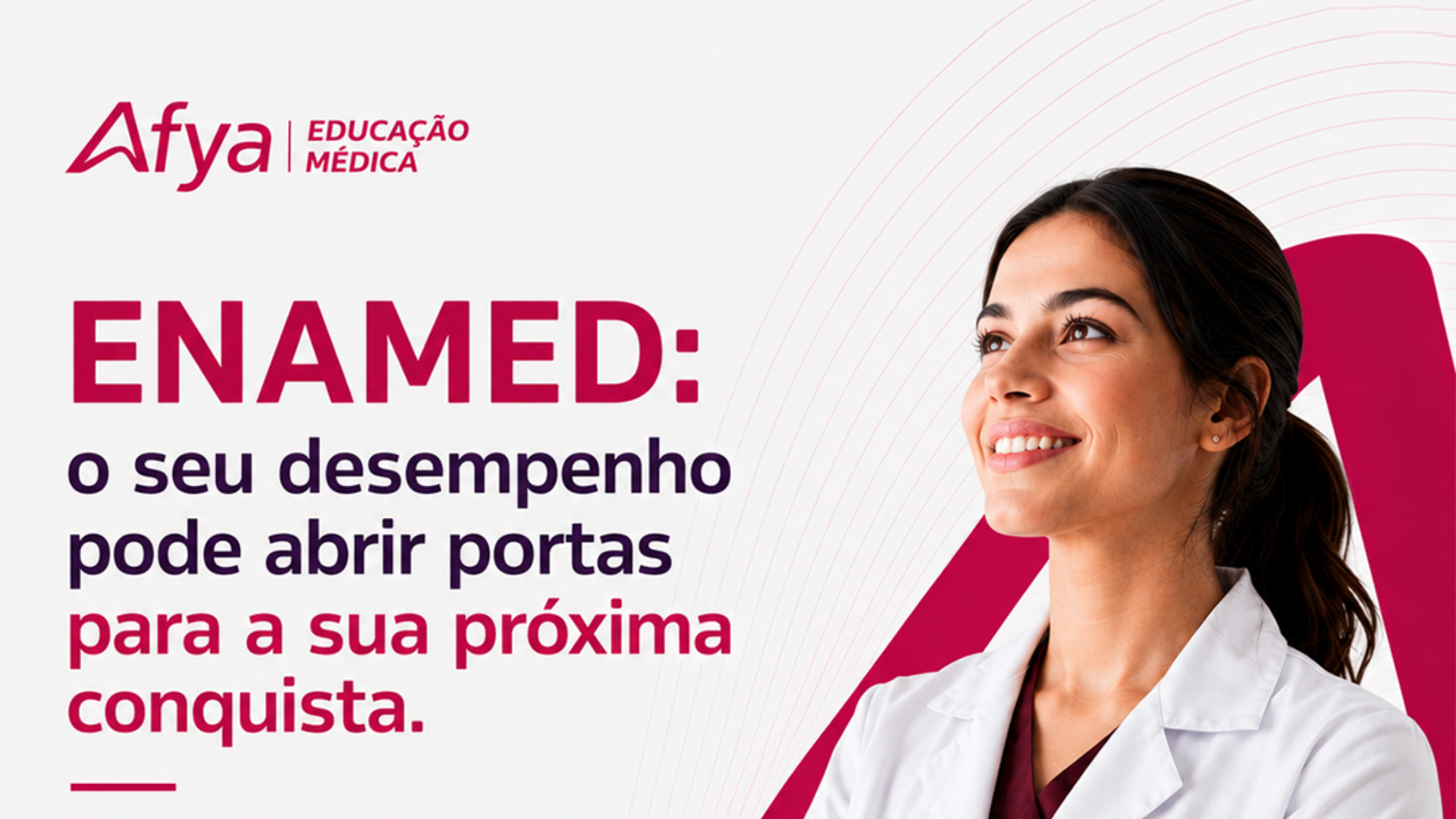 Afya incentiva estudantes com bolsas para os destaques do ENAMED