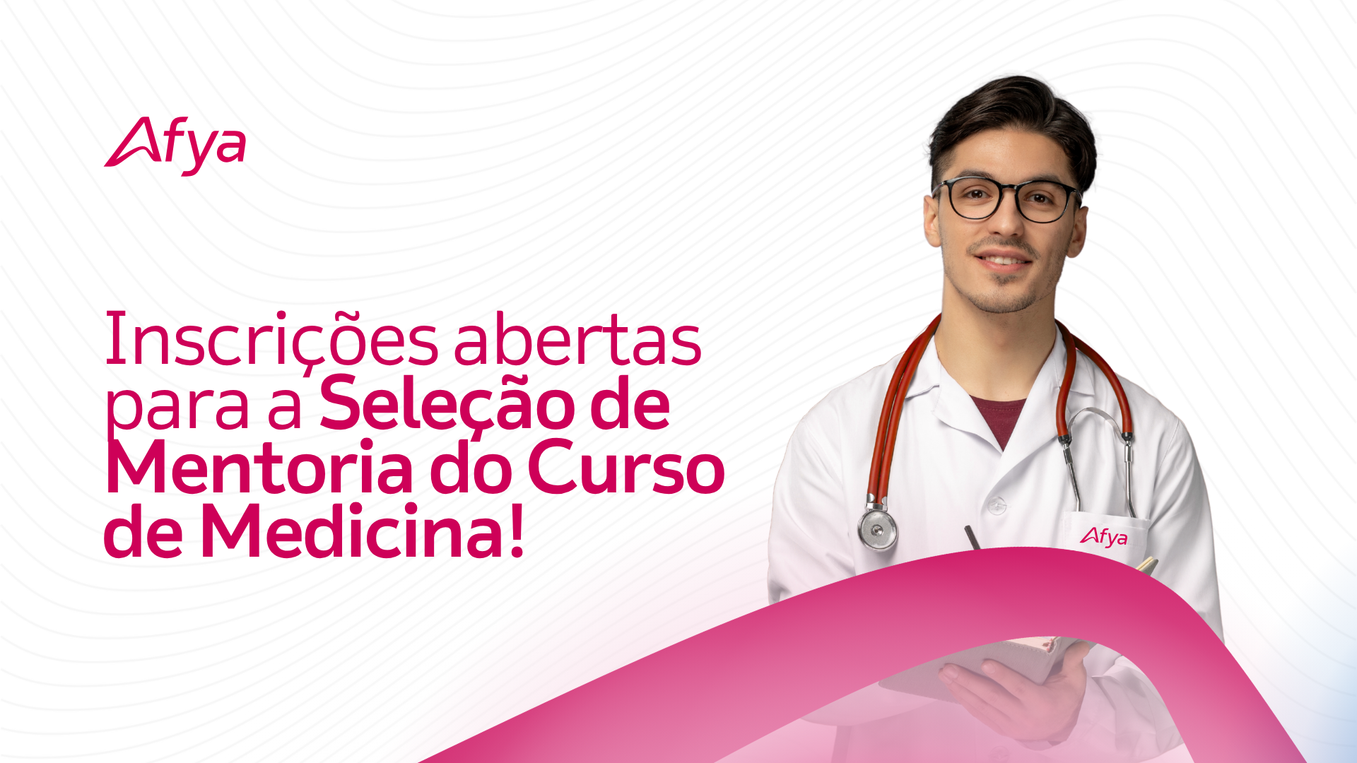 Inscrições abertas para a Seleção de Mentoria do Curso de Medicina
