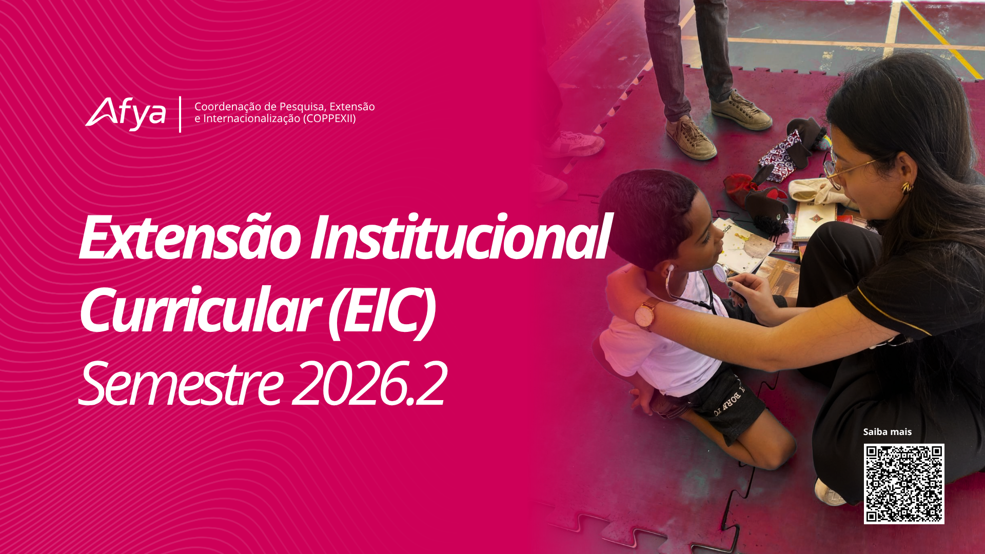 COPPEXII publica edital das Atividades de Extensão Institucional Curricular (EIC) para estudantes de Medicina