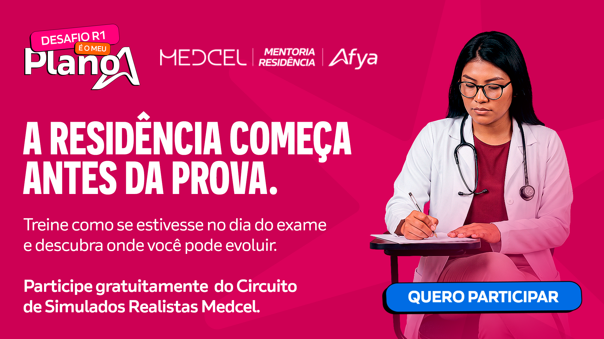 Circuito de Simulados Realistas Medcel prepara estudantes para as principais bancas de residência médica