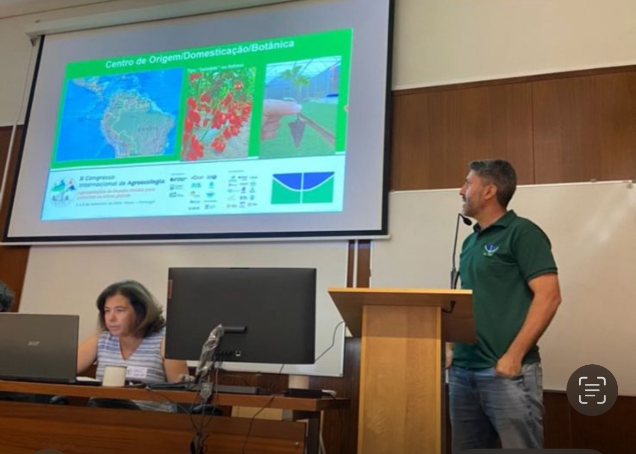 Trabalho sobre Substratos Orgânicos para Tomate é Apresentado no X Congresso Internacional de Agroecologia em Portugal