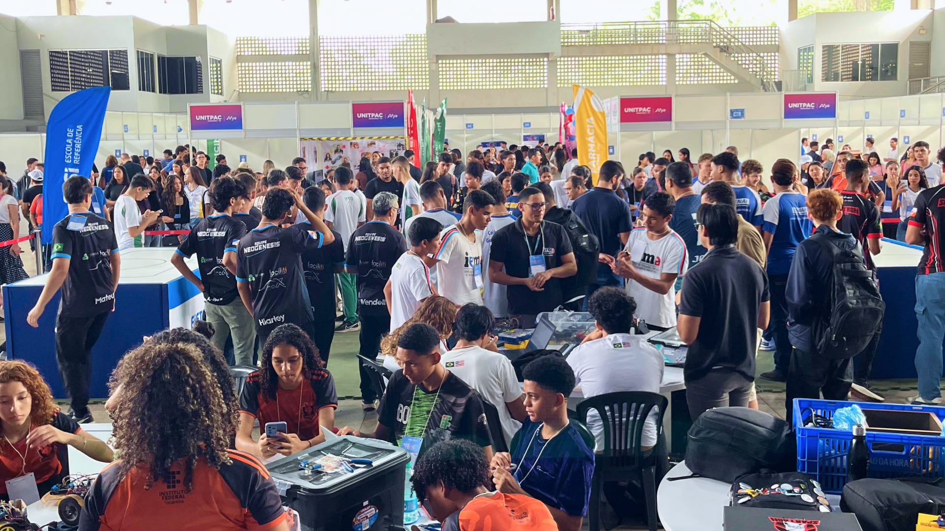 3ª FEACCI lota o ginásio da Afya Unitpac e se consolida como a maior feira estudantil de ciência, cultura e inovação da região