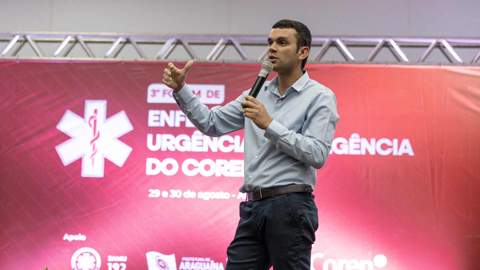 3º Fórum de Enfermagem em Urgência e Emergência do Coren-TO: Palestra de Abertura do Professor Diego Medeiros em Araguaína